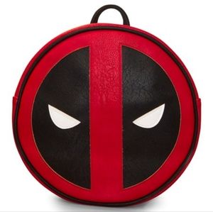 NWT Loungefly Round Deadpool Logo Backpack